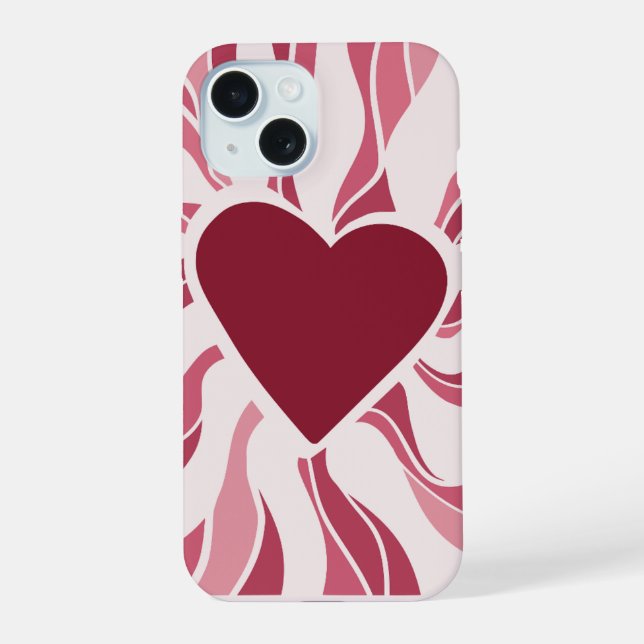 Minimalist Heart Iphone Case (Back)