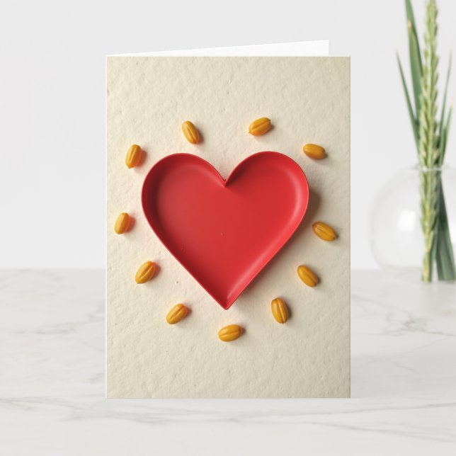 Minimalist Heart Ring Card (Front)