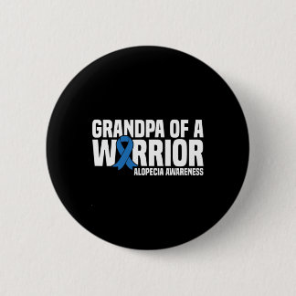 Minimalist Hearts Alopecia Awareness 1 Button
