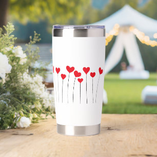 Minimalist Hearts Stainless Steel Ther Insulated Tumbler