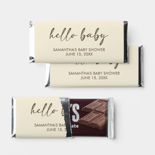 Minimalist Hello Baby Baby Shower