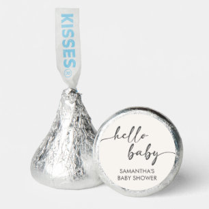 Minimalist Hello Baby Baby Shower Hershey®'s Kisses®