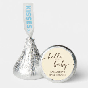 Minimalist Hello Baby Baby Shower Hershey®'s Kisses®