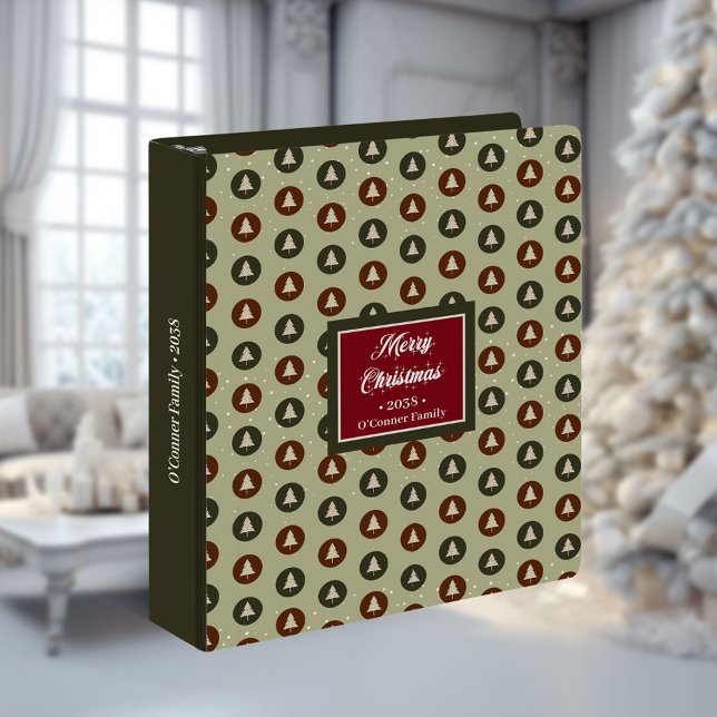 Minimalist Holiday Binder Red Green Memory Album (Minimalist Holiday Binder Red Green Memory Album)