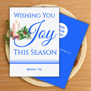 Minimalist Holiday Card   Add Company Name