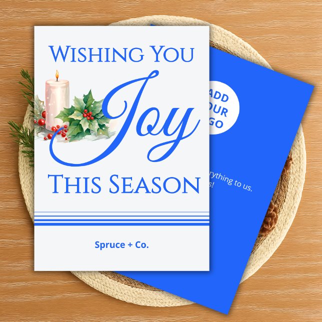 Minimalist Holiday Card | Add Company Name (Creator Uploaded)