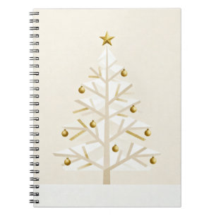Minimalist Holiday Pine Notebook
