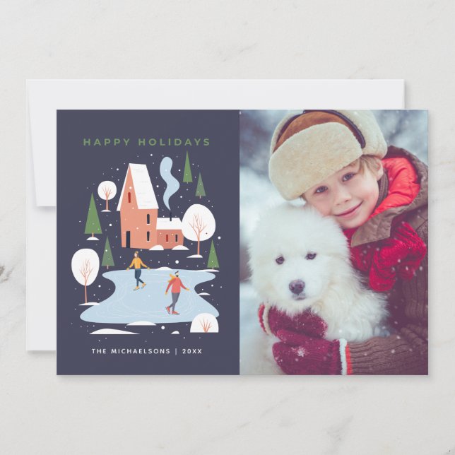 Minimalist Holiday Winter Scene (Front)