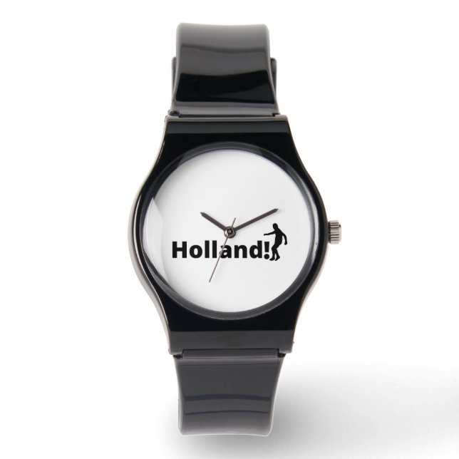 Minimalist Holland Silhouette Athletic Pride Watch (Front)