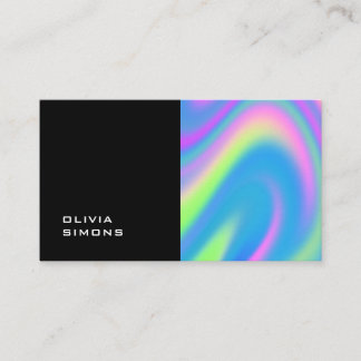 Minimalist holographic Business Cards