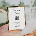 Minimalist Honeymoon Fund Sign<br><div class="desc">Minimalist Honeymoon Fund Sign. This stylish & elegant Wedding Invitation features gorgeous hand-painted Minimalist. Find matching items in the Minimalist and Elegant Calligraphy Collection.</div>