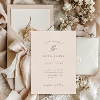 Minimalist Horseshoe | Neutral and Brown Wedding
