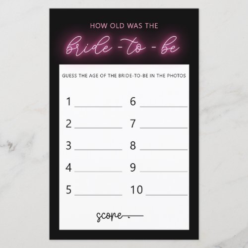 Minimalist How old was the bride shower game