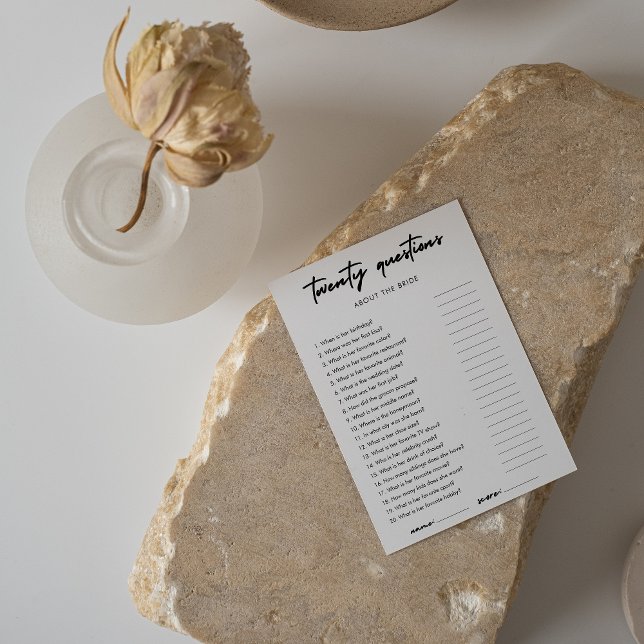 Minimalist How Well Do You Know the Bride  (Creator Uploaded)