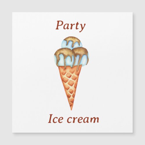 Minimalist Ice cream Party   