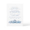 Minimalist Indigo Blue Ink Botanical Bridal Shower