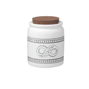Minimalist Infinity Candy Jar