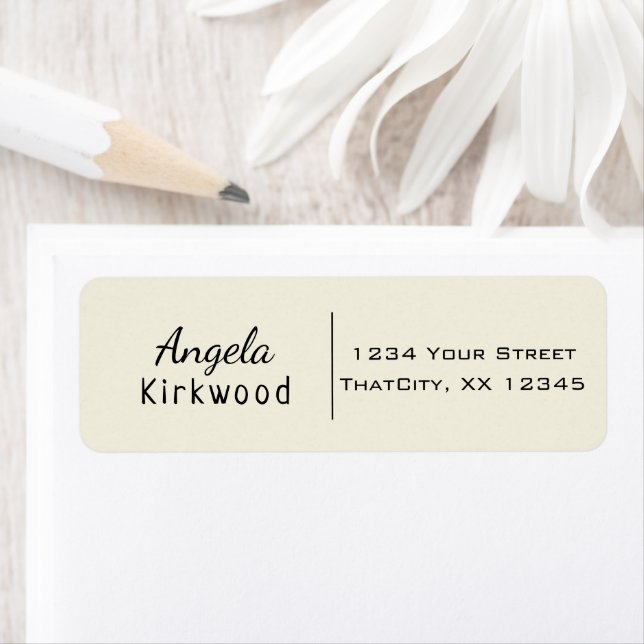 Minimalist Informal Casual Beige Label (Insitu)