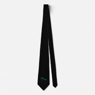 Minimalist Insects Praying Mantis Neck Tie