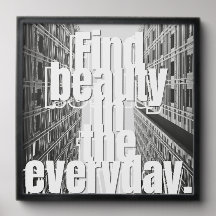 Minimalist Inspirational Quote Art - Modern Wall