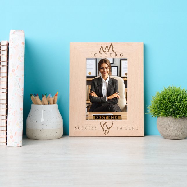 Minimalist Inspirational Success Failure Iceberg Engraved Frames (Creator Uploaded)