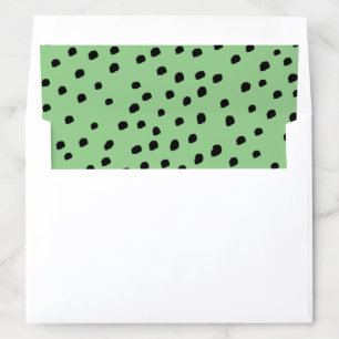 Minimalist Irregular Scandi Dots Pattern  Envelope Liner