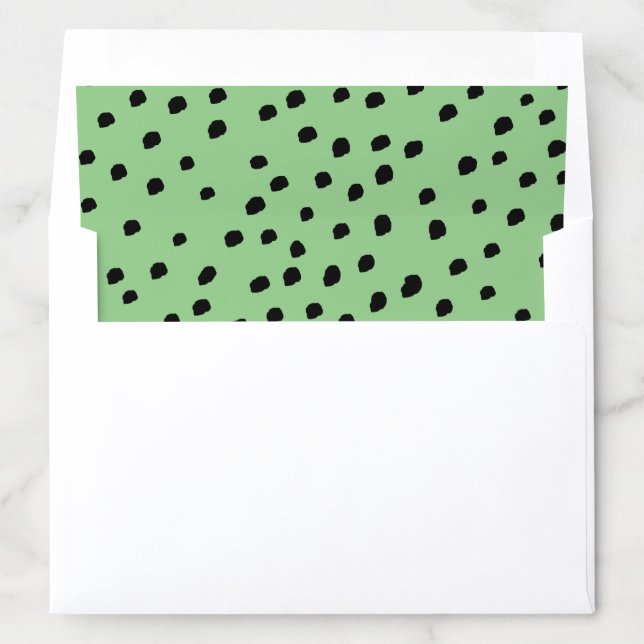 Minimalist Irregular Scandi Dots Pattern  Envelope Liner (In Envelope)