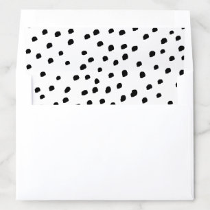 Minimalist Irregular Scandi Dots Pattern Envelope Liner
