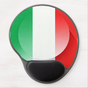 Minimalist Italian Flag Mouse Pad