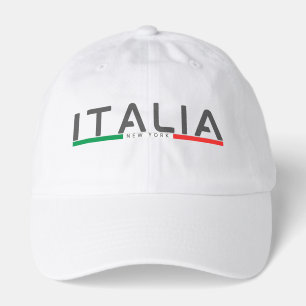 Minimalist Italy Flag New York italian Hat