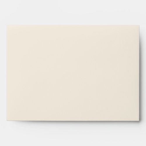 Minimalist Ivory Ecru Elegant Wedding Matching Envelope