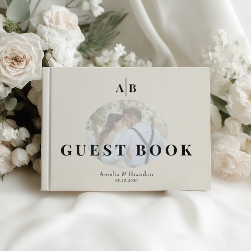Minimalist Ivory Photo Wedding