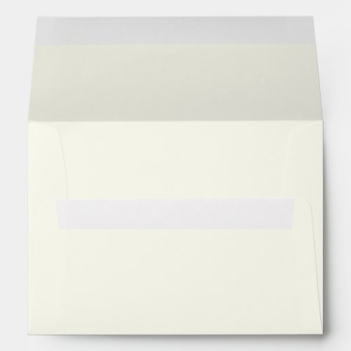 Minimalist ivory solid plain elegant  envelope