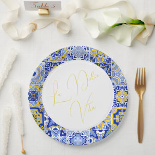 Minimalist Ivory Wedding  Paper Plates