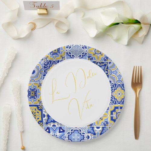 Minimalist Ivory Wedding  Paper Plates