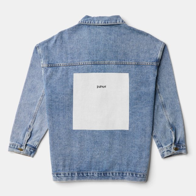 Minimalist Japan Denim Jacket (Back)