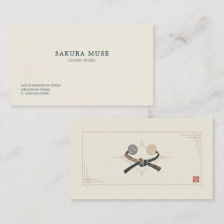 Minimalist Japanese Business Card