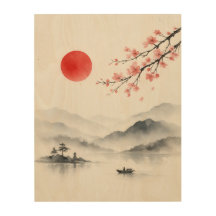 Minimalist Japanese Zen Landscape