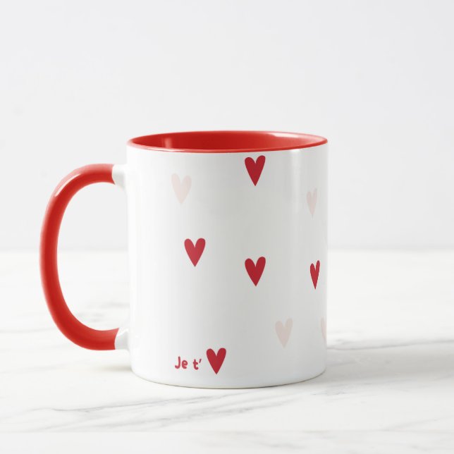 Minimalist “Je t’❤️” Mug (Left)