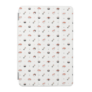 Minimalist Kawaii Sushi Pattern Cute Japanese Food iPad Mini Cover