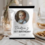 Minimalist Kids Birthday Chip Bag Wrapper<br><div class="desc">Add a fun yet stylish touch to your party treats with this Minimalist Kids Birthday Chip Bag Wrapper! Featuring a clean design with modern typography,  this wrapper is perfect for creating a sleek,  trendy look for your party snacks. A simple,  chic way to elevate your kids birthday celebration!</div>