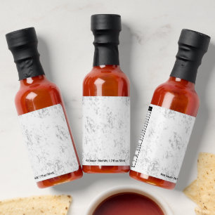 Minimalist Kid's Birthday Pattern Hot Sauces