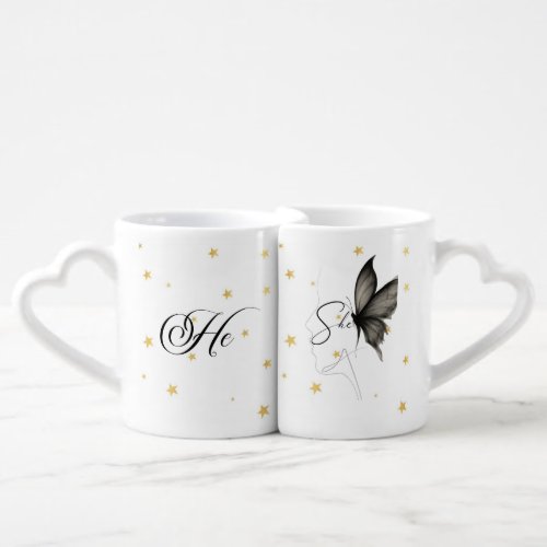 Minimalist King and Queen Anniversary Mug