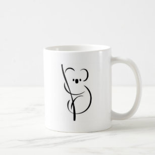 Minimalist Koala Coffee Mug