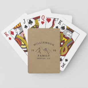 Playing Cards -  Log Cabin Decor