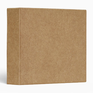 Minimalist Kraft Paper Texture Neutral Rustic 3 Ring Binder