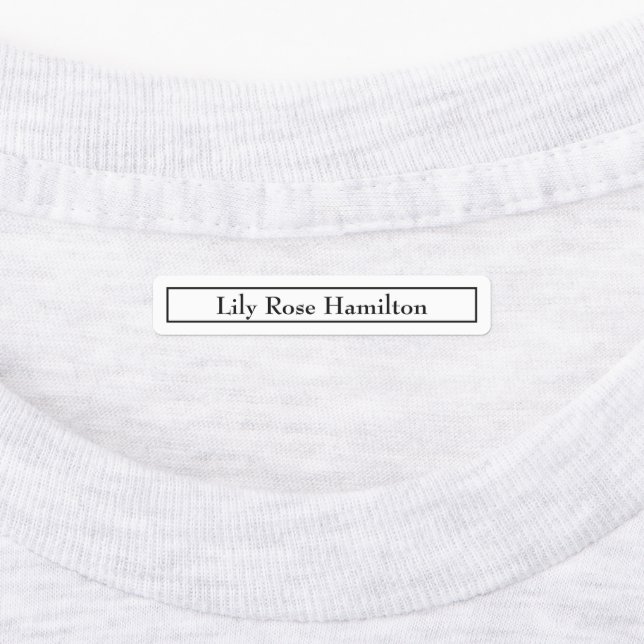 Minimalist Labels (Affixed)