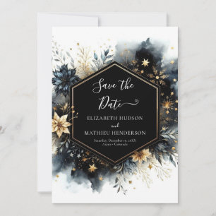 Minimalist Landscape Celestial Wedding Save The Date