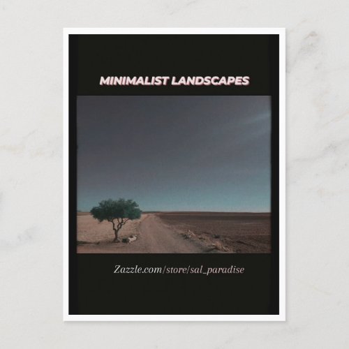 Minimalist Landscapes Postcard