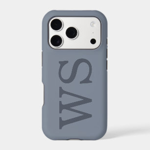 Minimalist Large Monogram Initial Quiet Luxury iPhone 17 Pro Case